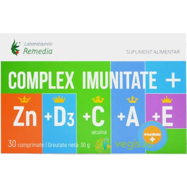 COMPLEX IMUNITATE PLUS 30 COMPRIMATE REMEDIA