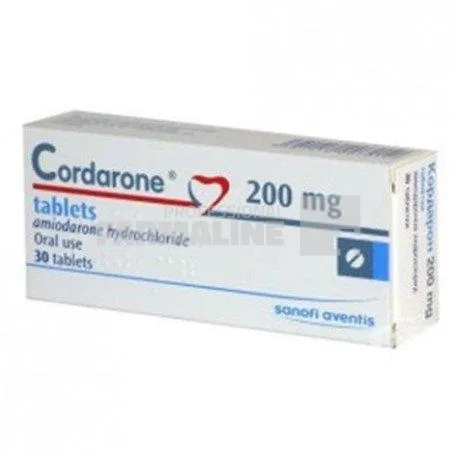 CORDARONE 200 mg X 30 COMPR. 200mg SANOFI ROMANIA S.R.L