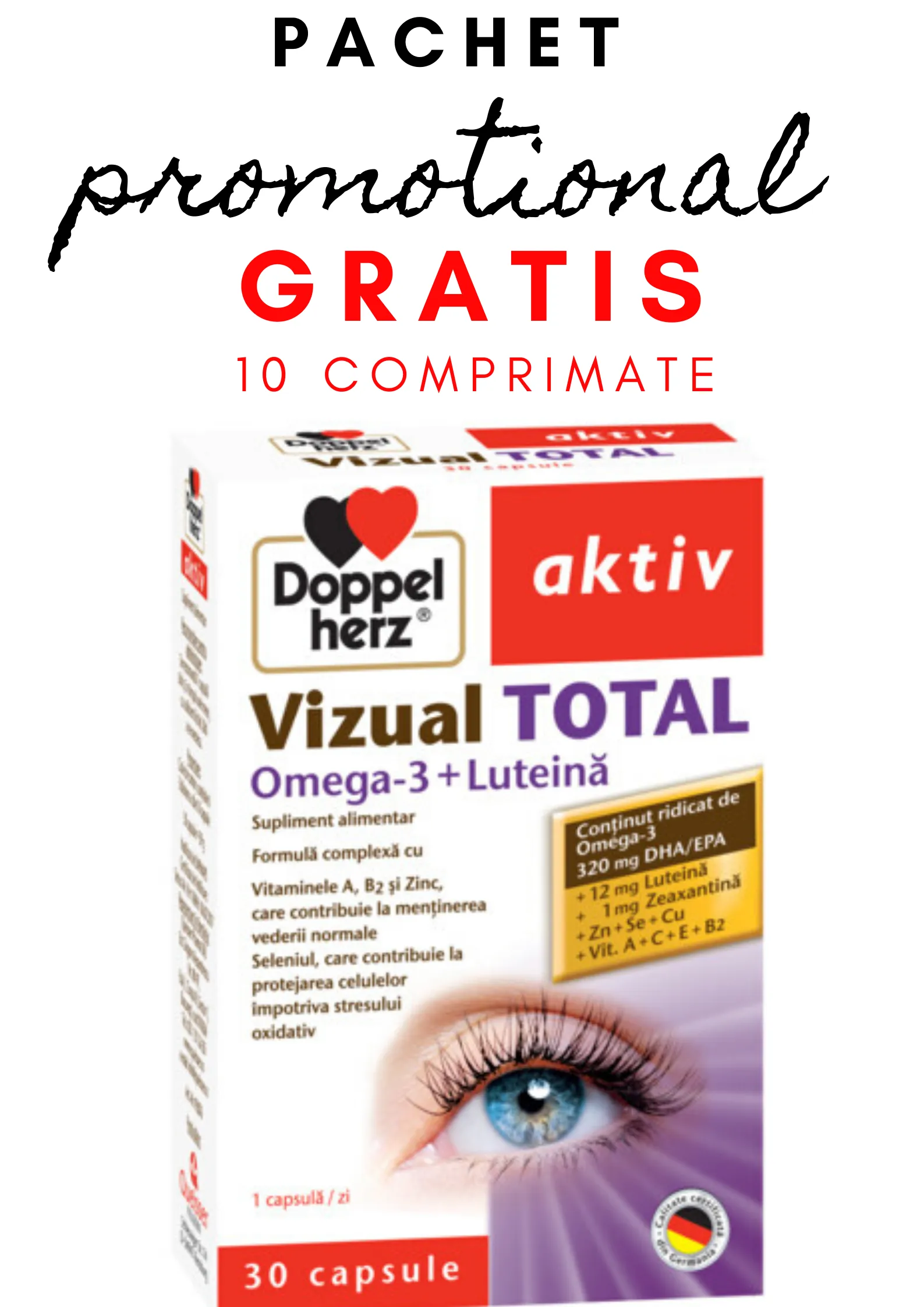 DOPPELHERZ AKTIV VIZUAL TOTAL X 30 CPS +10 CPS