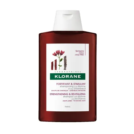 KLORANE Sampon stimulant si fortifiant cu chinina si vitamine B, 100 ml