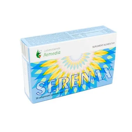 Serenax, 30 comprimate, Remedia