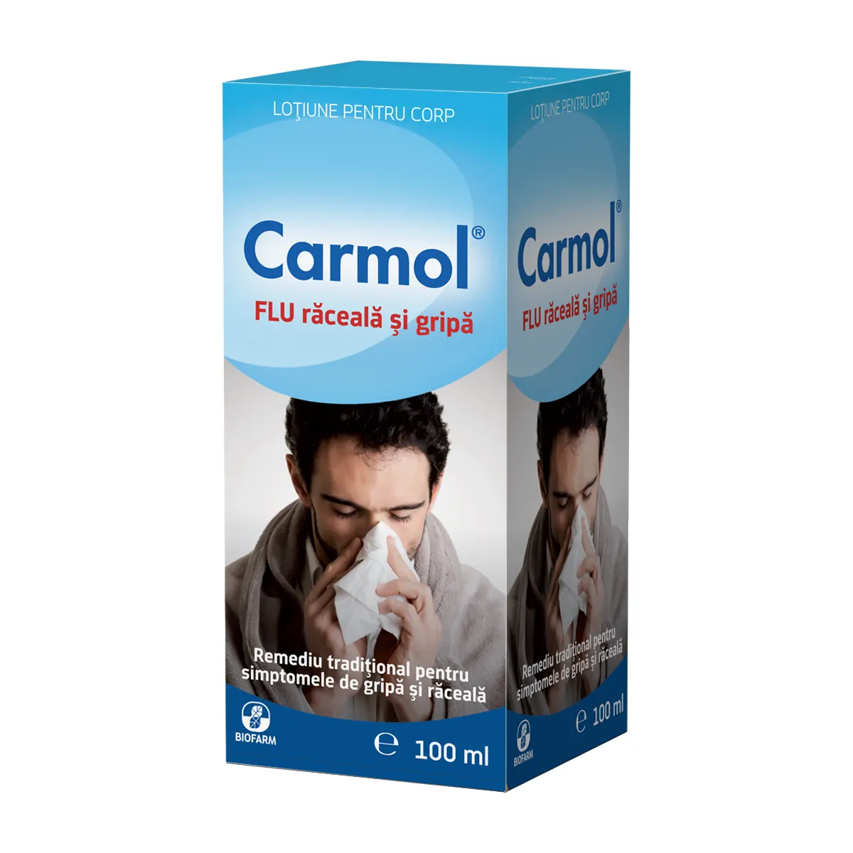 Carmol Flu Raceala si Gripa x 100ml - Biofarm