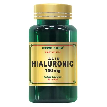 Premium Acid hialuronic 100 mg, 60 tablete, Cosmopharm