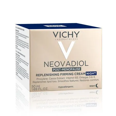 Crema de noapte cu efect de refacere a lipidelor si fermitate Neovadiol Post-Menopause, 50 ml, Vichy