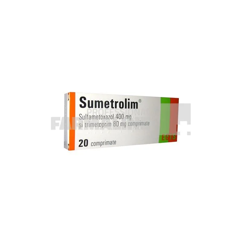 Sumetrolim 400 mg / 80 mg 20 comprimate