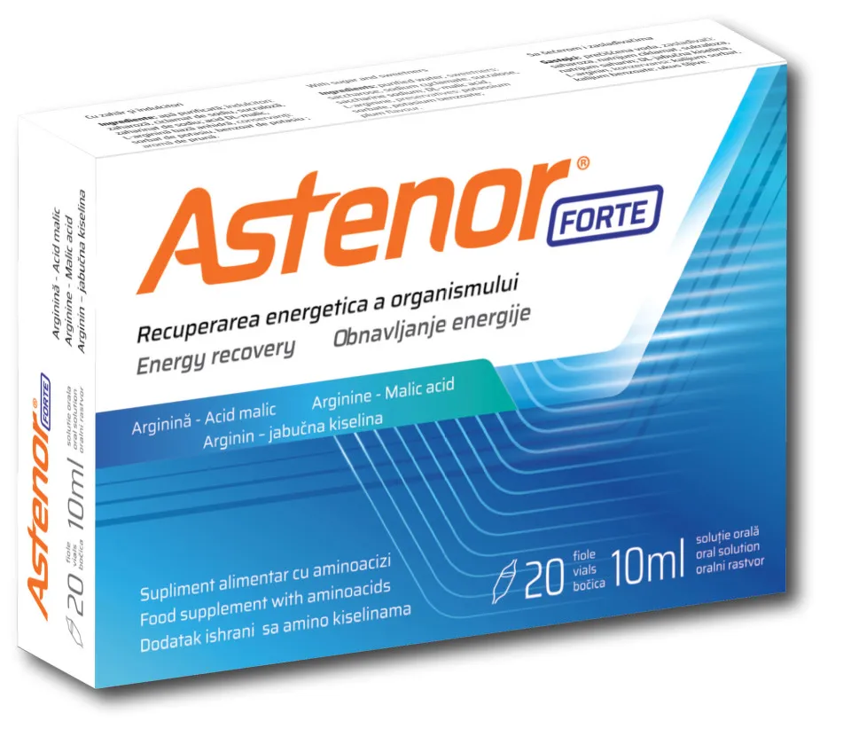 ASTENOR FORTE SOLUTIE ORALA 20 FIOLE X 10ML