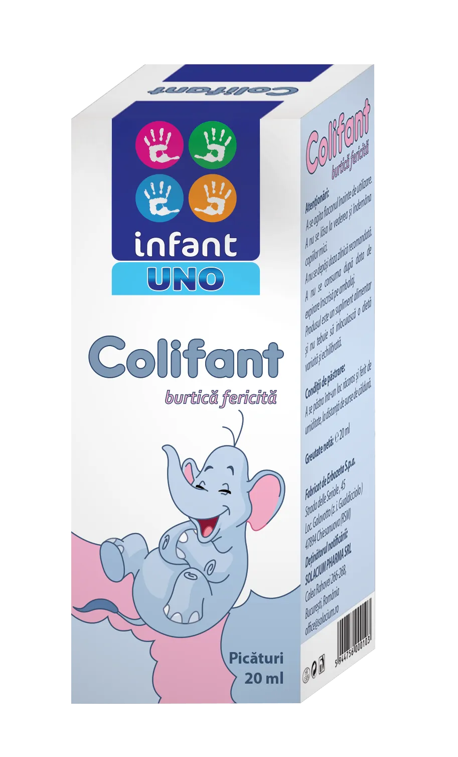 INFANT UNO-COLIFANT X 20 ML SOLUTIE ORALA