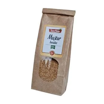 Mustar alb boabe, 150g, AdNatura