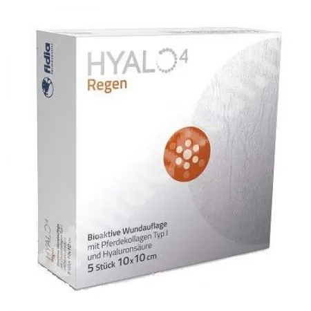 Pansament bioactiv Hyalo4 Regen, 10 x 10 cm, 5 bucati, Fidia Farmaceutici