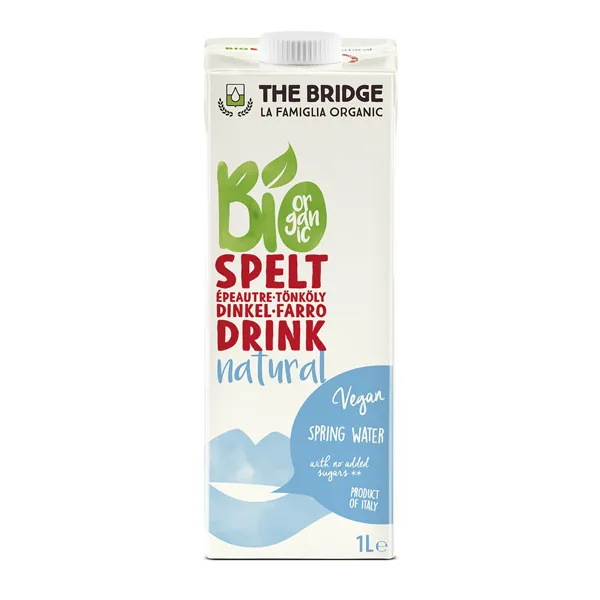 Lapte vegetal de grau spelta, 1l, The Bridge