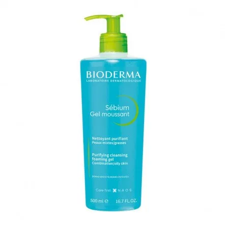 Bioderma Sebium Gel Spumant, 500 Ml