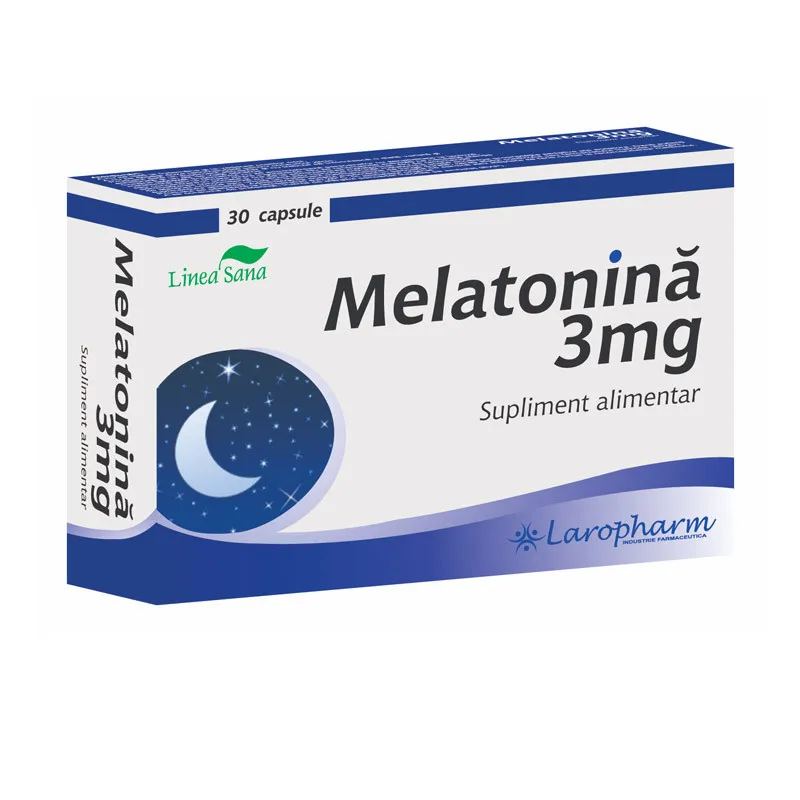 Melatonina 3mg , 30 capsule (Laropharm)