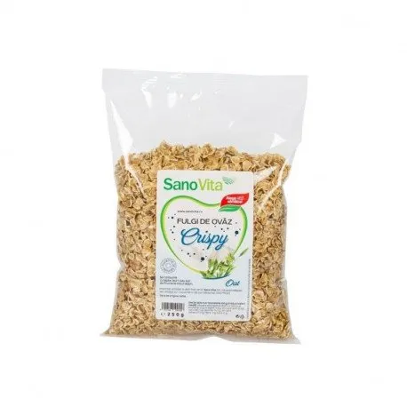 Sanovita Fulgi de ovaz crispy, 250 g