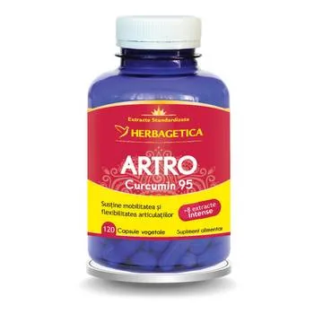 Artro + Curcumin 95, 120 capsule, Herbagetica