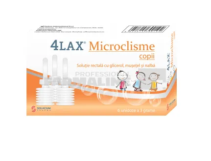 4Lax Microclisme copii 6 unidoze