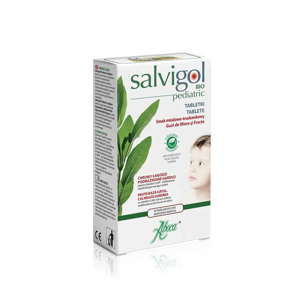 ABOCA SALVIGOL BIO PEDIATRIC 30 TABLETE