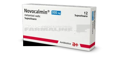 NOVOCALMIN 300 mg x 12 SUPOZ. 300mg ANTIBIOTICE S.A.