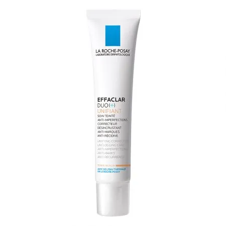 Crema corectoare uniformizatoare Effaclar Duo(+), Nuanta Medium, 40 ml, La Roche-Posay