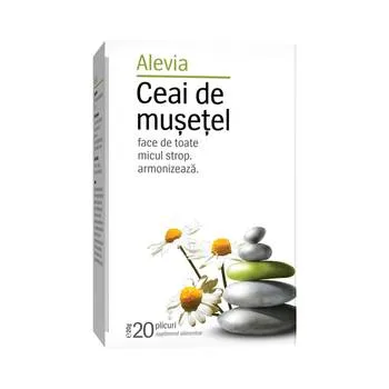 Ceai de musetel, 20 plicuri, Alevia