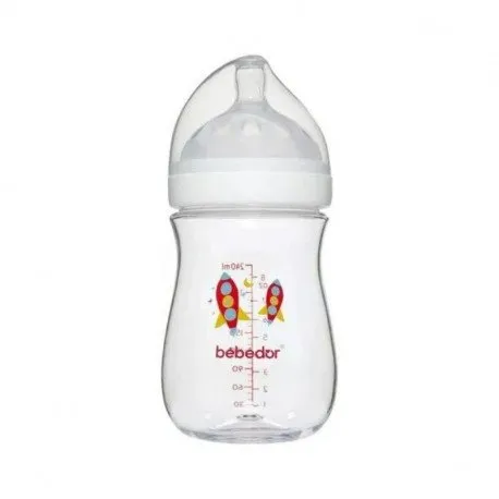 Bebe Dor Biberon cu gura larga BPA Free, 240 ml