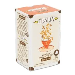 Secom Tealia Vanilla Ginger Peach Ceai 20plicuri