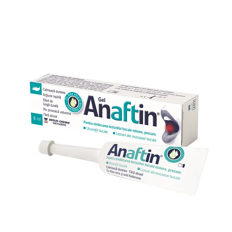 Anaftin gel leziuni bucale si afte x 8ml