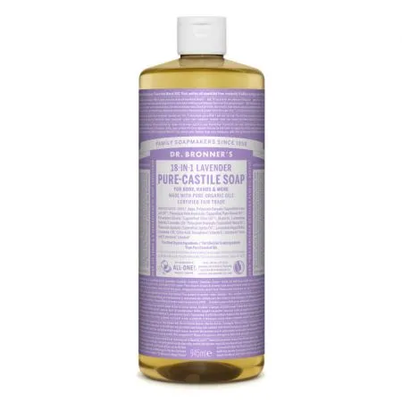 Sapun magic lichid 18in1 cu lavanda, 945 ml, Dr. Bronner's