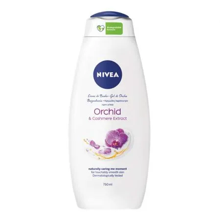 Gel de dus 2 in 1 Orhidee si Cashmere, 750 ml, Nivea