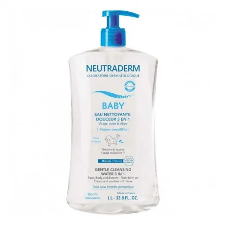 Neutraderm BABY Apa de curatare 3 in 1, 1000 ml