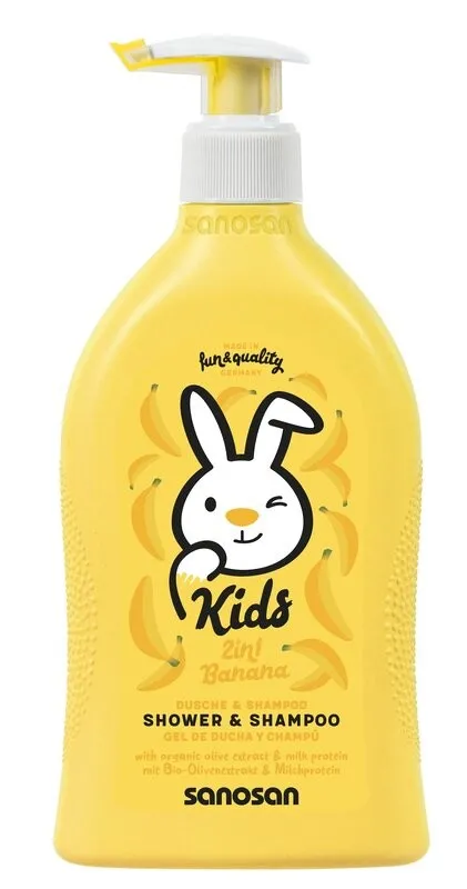 SANOSAN KIDS DUS SAMPON 2IN1 BANANE 400ML