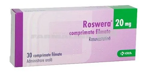 ROSWERA 20 mg x 30 COMPR. FILM. 20mg KRKA D.D. NOVO MESTO