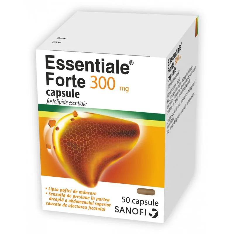 Essentiale Forte, 300 mg, 50 capsule, Sanofi