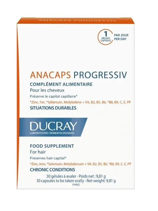 DUCRAY Anacaps progresiv x 30cps