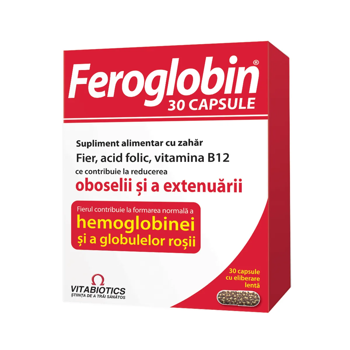 Feroglobin-B12 ,30 capsule (Vitabiotics)
