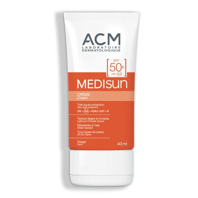 Crema pentru protectie solara cu SPF 50+ Medisun, 40 ml, Acm