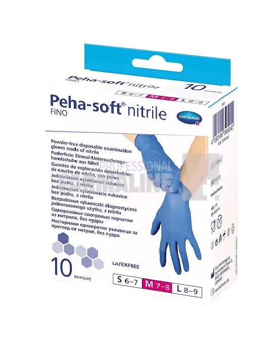 Hartamnn Peha-Soft Nitrile Fino Manusi M 10 bucati