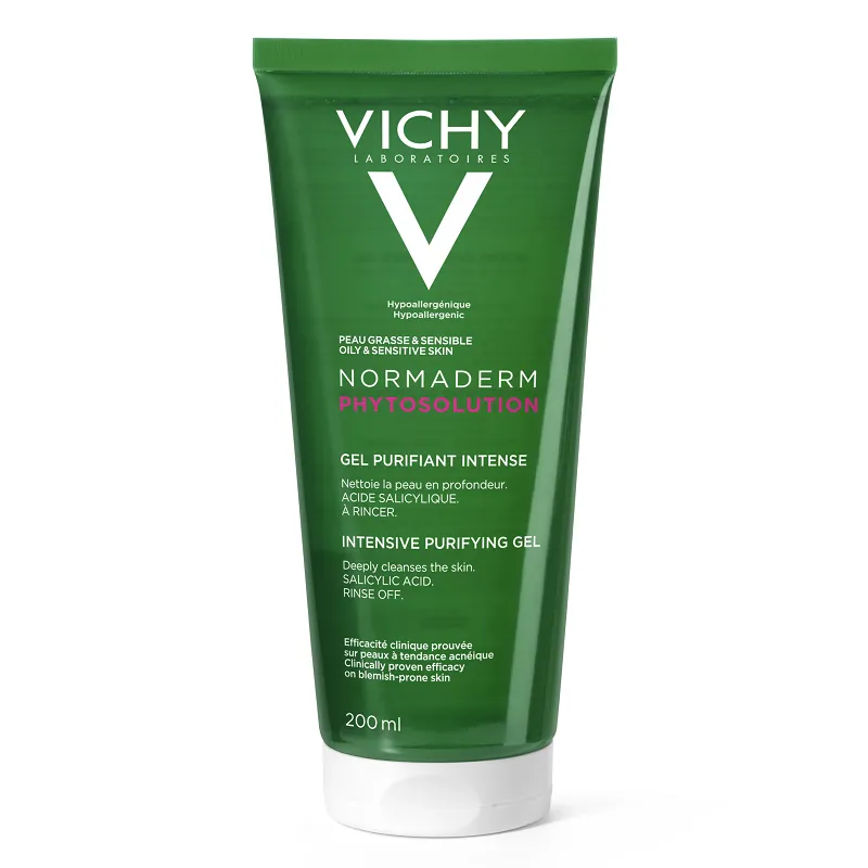 Vichy Normaderm Phytosolution Gel purificator pentru curatarea tenului 200 ml