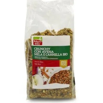 Musli crocant din ovaz cu mere si scortisoara, 375g, La Finestra Sul Cielo