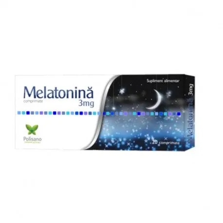 Melatonina 3 mg, 20 comprimate