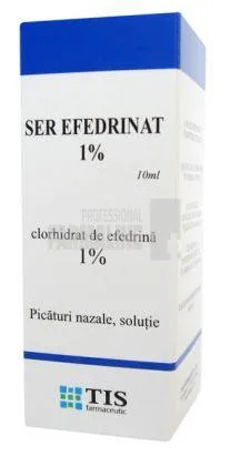 Ser efedrinat 1% picaturi nazale 10 ml