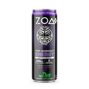 Bautura Energizanta Pre-Antrenament cu aroma de mure acai, 355,ml, GNC ZOA+ Pre-Workout