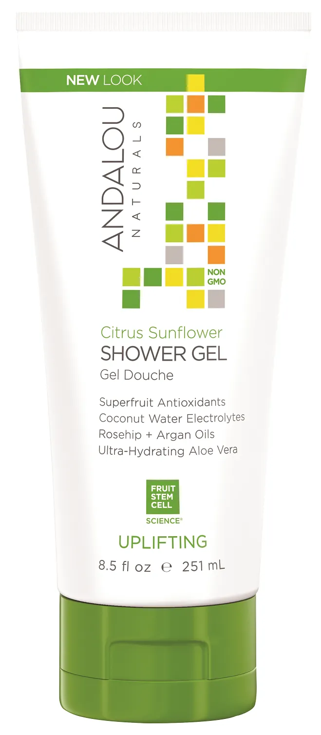 Andalou 26231 Citrus Sunflower Uplifting Shower Gel 251 ml