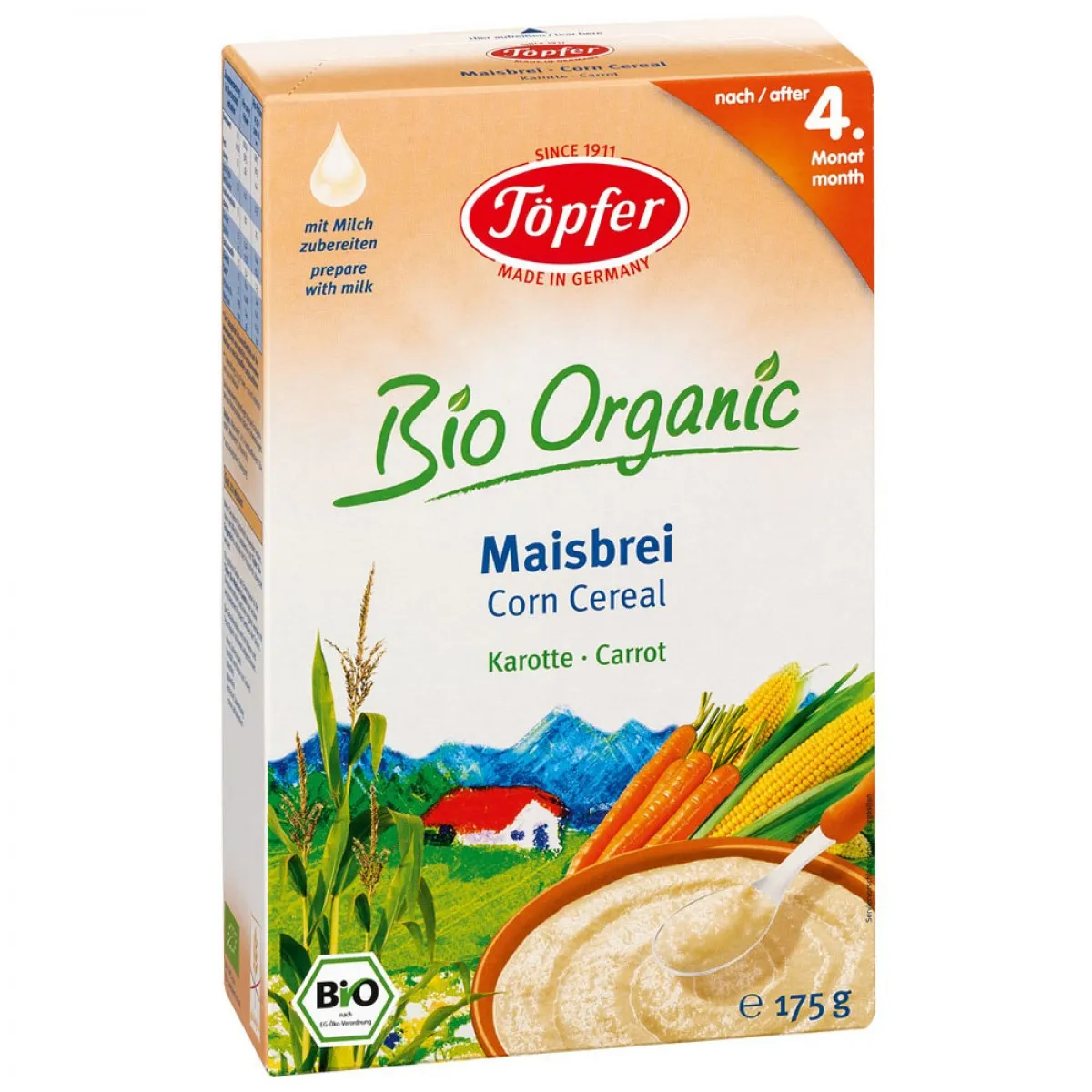 TOPFER BioOrgan 4L porumb+morcov 175g