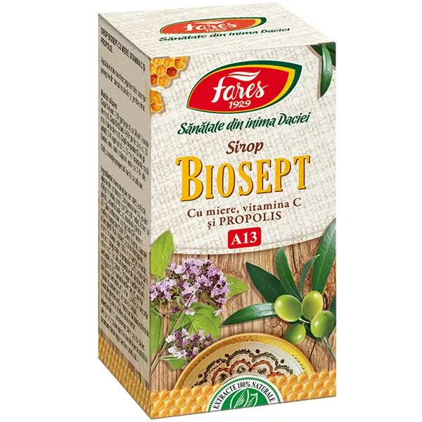 FARES A13 BIOSEPT MIERE SI PROPOLIS SIROP 100ML