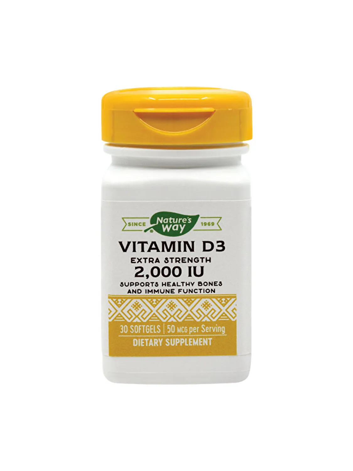 Secom Vitamin D3 2000 UI Natures Way x 30 de capsule