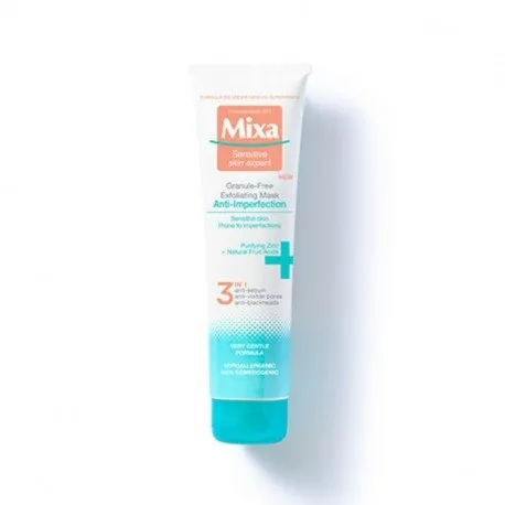 MIXA Masca exfolianta anti-imperfectiuni 3 in 1, 150ml