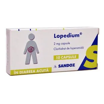 Lopedium 2mg, 10 cps, Sandoz