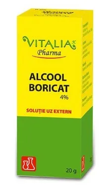 VITALIA ALCOOL BORICAT 4% 20GR