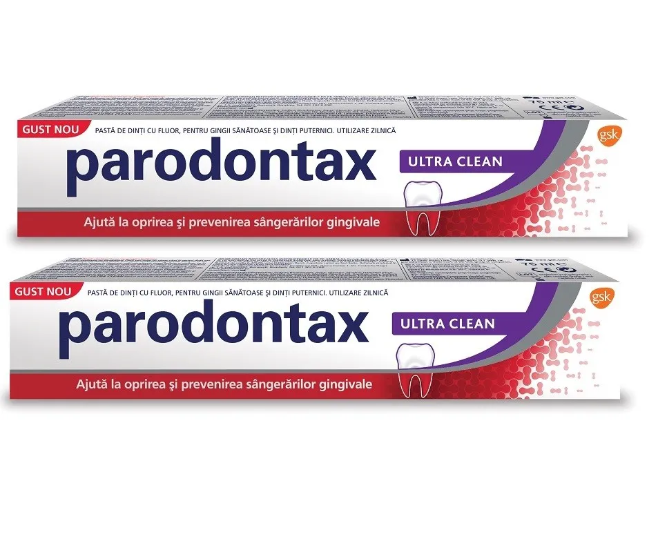 PARODONTAX PASTA DINTI ULTRA CLEAN 2X75ML DUO PACK