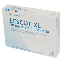 LESCOL XL 80 mg x 28 COMPR. ELIB. PREL. 80mg NOVARTIS PHARMA GMBH